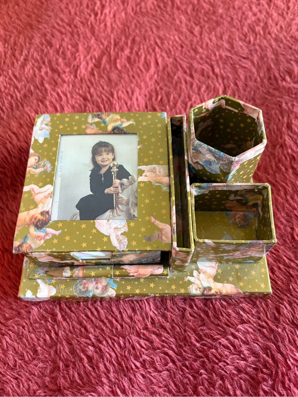 Vintage Gold Baroque Style Stationary Set